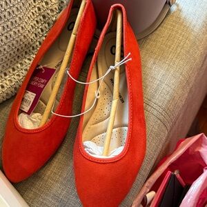 Vibrant Red Women's Flats